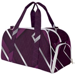 Purple Abstract Background, Luxury Purple Background Burner Gym Duffel Bag by nateshop