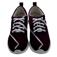 Purple Abstract Background, Luxury Purple Background Women Athletic Shoes by nateshop