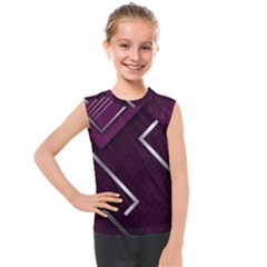 Purple Abstract Background, Luxury Purple Background Kids  Mesh Tank Top by nateshop