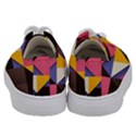 Retro Colorful Background, Geometric Abstraction Kids  Low Top Canvas Sneakers View4