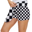 Black White Checker Pattern Checkerboard Women s Skort View2