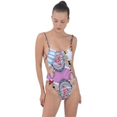 Imfd Trx Tie Strap One Piece Swimsuit