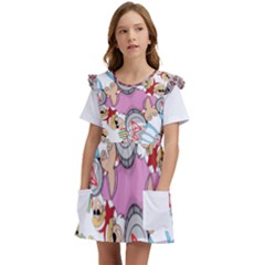 Imfd Trx Kids  Frilly Sleeves Pocket Dress by imanmulyana