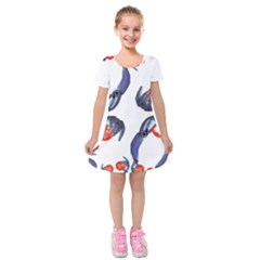 Imfd Trx 1 Kids  Short Sleeve Velvet Dress