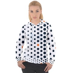 Honeycomb Hexagon Pattern Abstract Women s Overhead Hoodie by Grandong