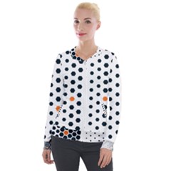 Honeycomb Hexagon Pattern Abstract Velvet Zip Up Jacket by Grandong