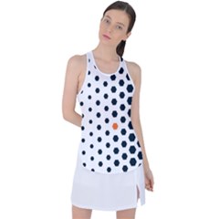 Honeycomb Hexagon Pattern Abstract Racer Back Mesh Tank Top by Grandong