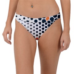 Honeycomb Hexagon Pattern Abstract Band Bikini Bottoms by Grandong