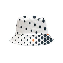 Honeycomb Hexagon Pattern Abstract Bucket Hat (kids) by Grandong