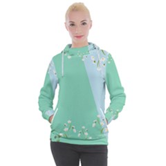 Flower Branch Corolla Wreath Lease Women s Hooded Pullover by Grandong