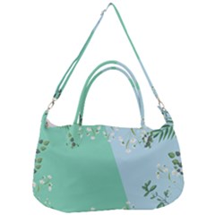 Flower Branch Corolla Wreath Lease Removable Strap Handbag