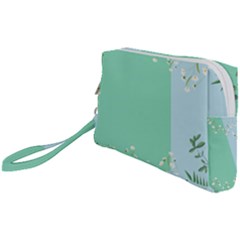 Flower Branch Corolla Wreath Lease Wristlet Pouch Bag (small) by Grandong