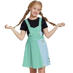 Flower Branch Corolla Wreath Lease Kids  Apron Dress by Grandong