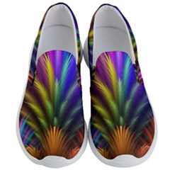 Abstract Colors - , Abstract Colors Men s Lightweight Slip Ons by nateshop