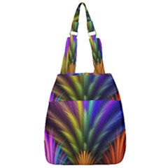 Abstract Colors - , Abstract Colors Center Zip Backpack