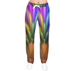 Abstract Colors - , Abstract Colors Women Velvet Drawstring Pants by nateshop