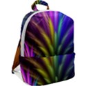 Abstract Colors - , Abstract Colors Zip Up Backpack View2