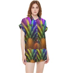 Abstract Colors - , Abstract Colors Chiffon Lounge Set by nateshop