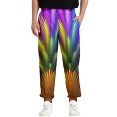 Abstract Colors - , Abstract Colors Men s Elastic Waist Pants by nateshop