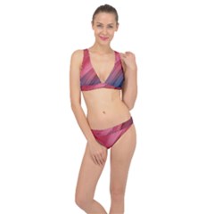 Abstract, Lines Classic Banded Bikini Set  by nateshop