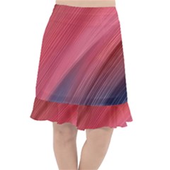 Abstract, Lines Fishtail Chiffon Skirt by nateshop