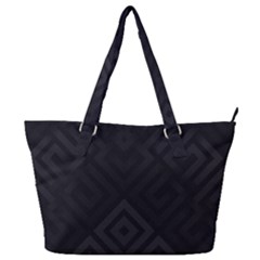 Black Pattern, Black, Pattern Full Print Shoulder Bag by nateshop