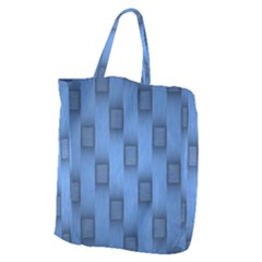 Blue Pattern Texture Giant Grocery Tote by nateshop