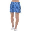 Blue Pattern Texture Classic Tennis Skirt View2