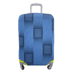 Blue Pattern Texture Luggage Cover (small) by nateshop