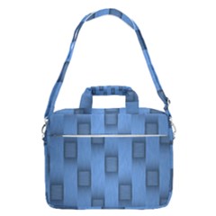 Blue Pattern Texture Macbook Pro 13  Shoulder Laptop Bag  by nateshop