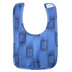 Blue Pattern Texture Baby Bib by nateshop