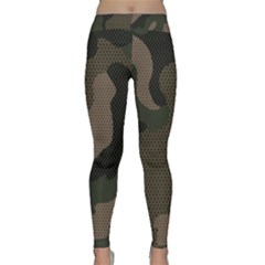 Camo, Abstract, Beige, Black, Brown Military, Mixed, Olive Classic Yoga Leggings by nateshop