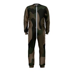 Camo, Abstract, Beige, Black, Brown Military, Mixed, Olive Onepiece Jumpsuit (kids) by nateshop