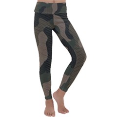 Camo, Abstract, Beige, Black, Brown Military, Mixed, Olive Kids  Lightweight Velour Classic Yoga Leggings by nateshop