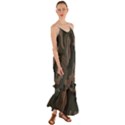 Camo, Abstract, Beige, Black, Brown Military, Mixed, Olive Cami Maxi Ruffle Chiffon Dress View1