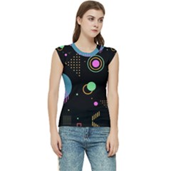 Colartive, Aesthetic, Amoled, Black, Colorful, Desenho Women s Raglan Cap Sleeve T-shirt