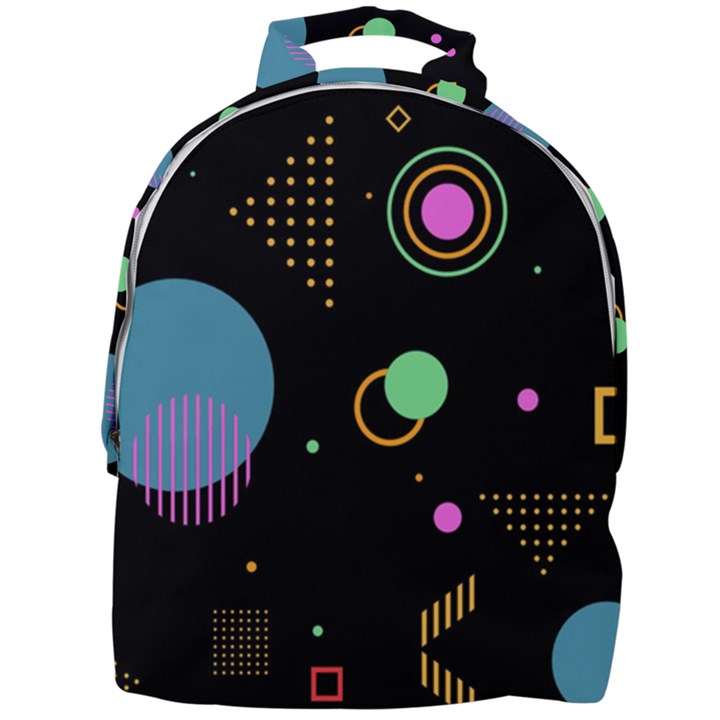 Colartive, Aesthetic, Amoled, Black, Colorful, Desenho Mini Full Print Backpack