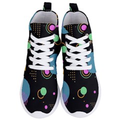 Colartive, Aesthetic, Amoled, Black, Colorful, Desenho Women s Lightweight High Top Sneakers by nateshop