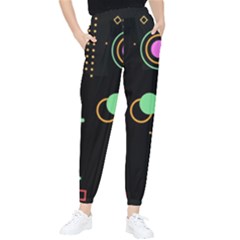 Colartive, Aesthetic, Amoled, Black, Colorful, Desenho Women s Tapered Pants