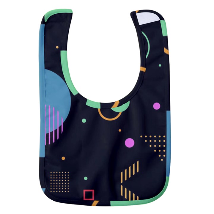 Colartive, Aesthetic, Amoled, Black, Colorful, Desenho Baby Bib