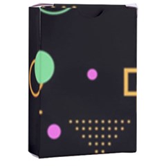 Colartive, Aesthetic, Amoled, Black, Colorful, Desenho Playing Cards Single Design (rectangle) With Custom Box