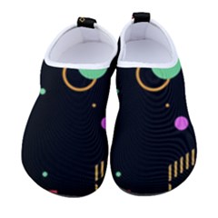 Colartive, Aesthetic, Amoled, Black, Colorful, Desenho Men s Sock-Style Water Shoes