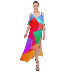 Colors, Color Maxi Chiffon Cover Up Dress by nateshop