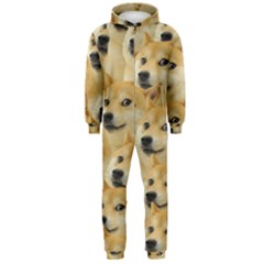 Doge, Memes, Pattern Hooded Jumpsuit (men) by nateshop