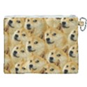 Doge, Memes, Pattern Canvas Cosmetic Bag (XXL) View2