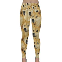 Doge, Memes, Pattern Lightweight Velour Classic Yoga Leggings by nateshop