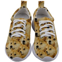 Doge, Memes, Pattern Kids Athletic Shoes by nateshop