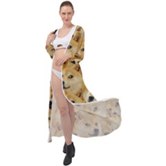 Doge, Memes, Pattern Maxi Chiffon Beach Wrap by nateshop