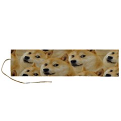 Doge, Memes, Pattern Roll Up Canvas Pencil Holder (l) by nateshop