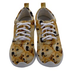 Doge, Memes, Pattern Women Athletic Shoes by nateshop